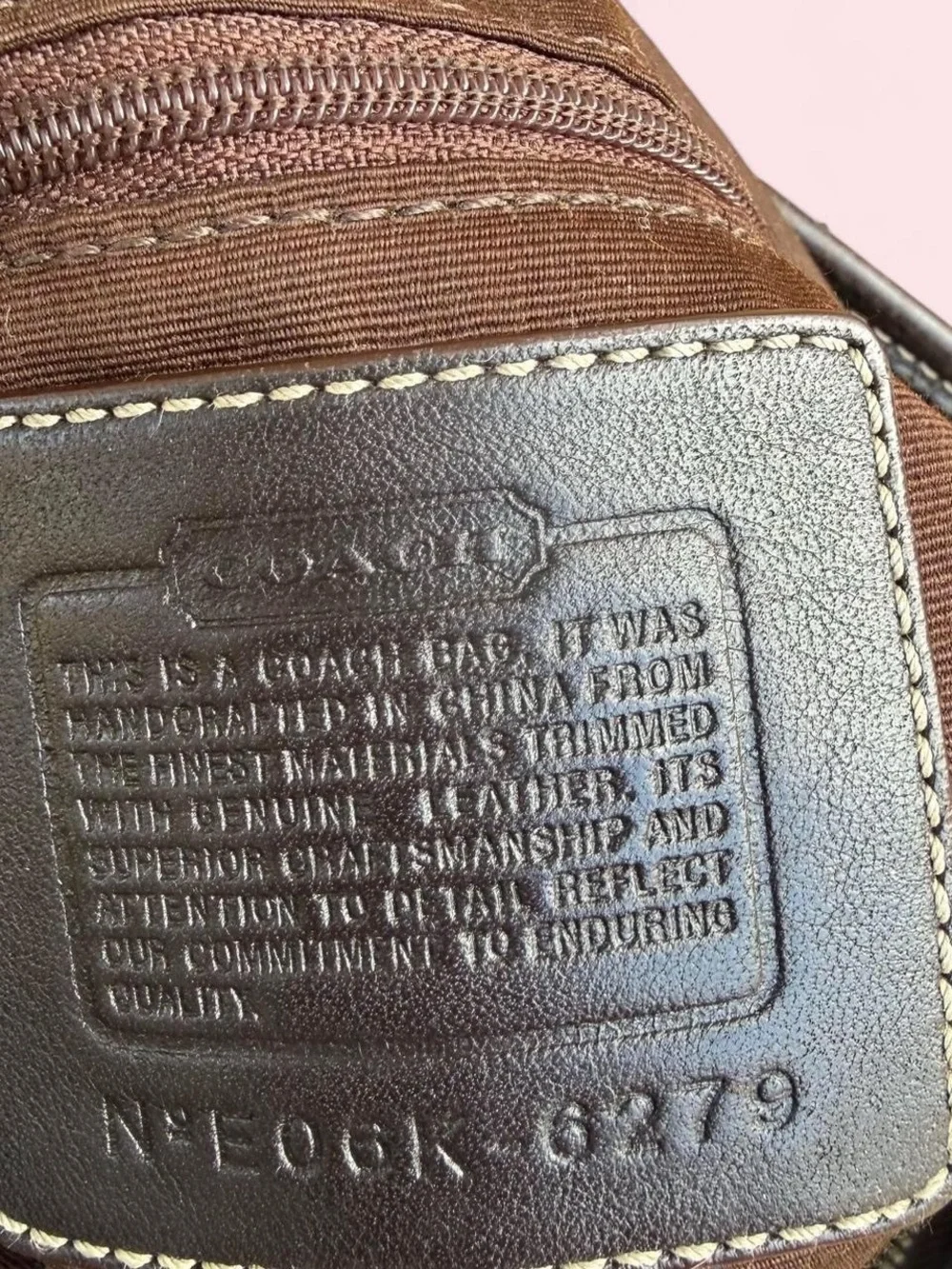 Coach Signature Canvas Hobo in Brown and Beige